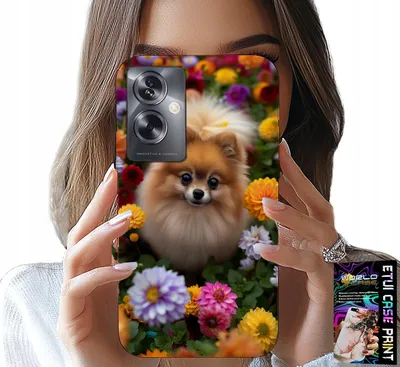 Zdjęcie produktu dla Etui Do Oppo A79 5G - Słodki Piesek, Pomeranian Case + Folia