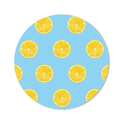 Produktbild von MuchoWow® Mauspad Mousepad Zitrone - Muster - Obst 30x30 cm - Mousepads - Maus Mat - Pad - Mausunterlage - Tischunterlage - Schreibtischmatten