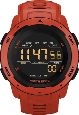 Obrázek produktu pro Pánské digitální hodinky, pánské sportovní hodinky, hodinky s dvojím časem, krokoměr, budík, vodotěsné do 50 m, digitální hodinky, vojenské hodinky
