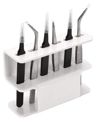 Acryl-Pincethalter mit 6 Schlitzen für Wimpernwerkzeuge