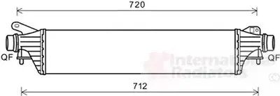 Produktbild von VAN WEZEL 37004661 Ladeluftkühler LLK für OPEL Corsa E Schrägheck (X15) Turbo Intercooler