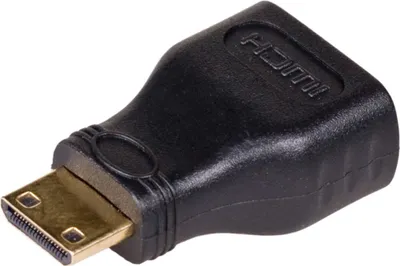 Produktbild von Akyga AK-AD-04, HDMI Type A (Standard), HDMI Type C (Mini), Schwarz, Gold