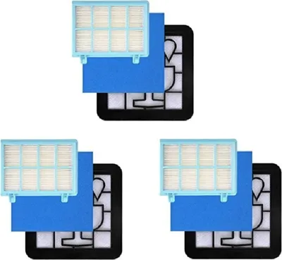 Produktbild von 3er-Pack Filter Set für Philips PowerPro Compact Staubsauger Philips FC8010/01, FC9332/09