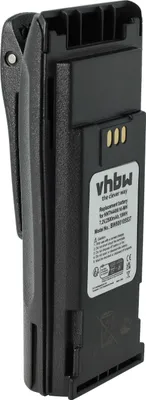 Produktbild von vhbw Akku kompatibel mit Motorola DP1400, PR400, PM400, GP3688, GP3188, EP450 Funkgerät, Walkie Talkie (2500 mAh, 7,2 V, NiMH) + Gürtelclip