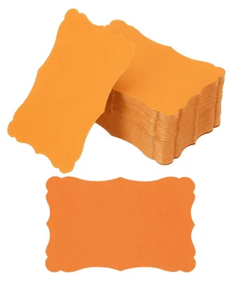 Immagine prodotto di Solidchoice - Set di 200 biglietti da visita arancioni