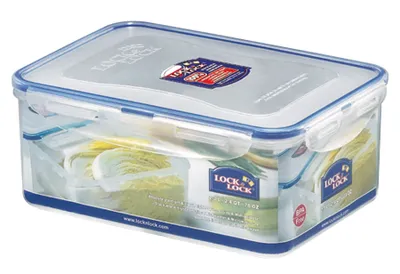 Zdjęcie produktu dla Lock & Lock HPL 825, Pudełko, Prostokątny, 2,3 l, Niebieski, Przezroczysty, Polipropylen (PP), -20 - 115,6 °C