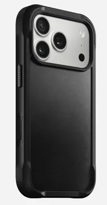 Zdjęcie produktu dla Nomad Rugged Leather Case, Pokrowiec, Apple, iPhone 17 Pro, 16 cm (6.3"), Czarny