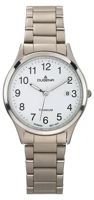 Produktbild von Dugena 4460328 Herren-Armbanduhr, Edelstahl-Gehäuse, Metall-Armband