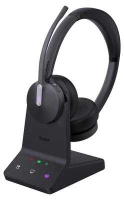 Obrázok produktu pre Yealink WH64 Dual Teams, Bezdrôtový, 20 - 20000 Hz, Kancelária / call centrum, 151 g, Slúchadlá s mikrofónom, Čierna