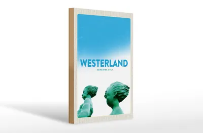 Produktbild von Holzschild Reise 20x30cm Westerland Urlaub Sylt Reisende