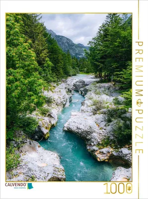 Produktbild von CALVENDO Puzzle Soča Tal | 1000 Teile Lege-Größe 64x48cm Foto-Puzzle für glückliche Stunden