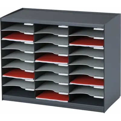 Produktbild von PAPERFLOW Sortierstation 24 Fächer anthrazit