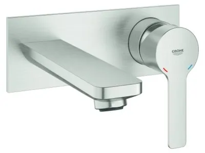 Image de Grohe Lineare Mélangeur lavabo 2 trous, montage mural, saillie 149mm, 19409DC1