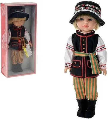 Obrázok produktu pre Bábika chlapec v ľudovom kroji 38 cm poľský zvuk