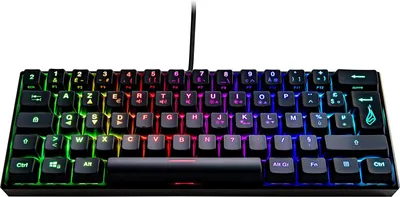 Produktbild von SureFire KingPin M1, Kabelgebunden, USB, Mechanischer Switch, AZERTY, RGB-LED, Schwarz