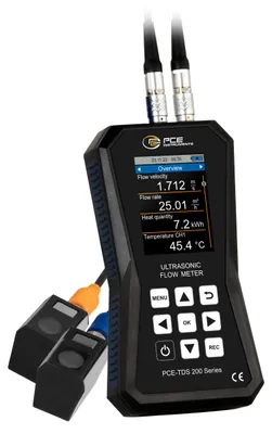 Zdjęcie produktu dla Przepływomierz ultradźwiękowy PCE Instruments PCE-TDS 200 S