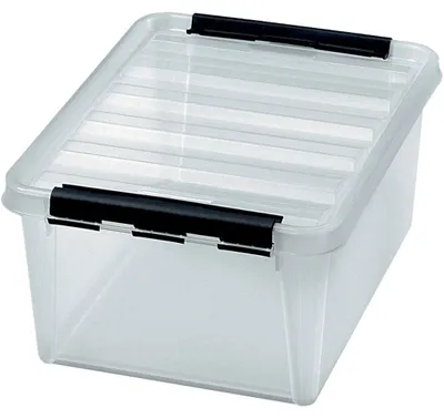 Produktbild von Aufbewahrungsbox mit Deckel, Größe 40x30x18,5, 15 l, 1 Stk [HOB-712255]