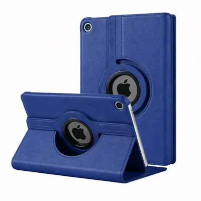 Produktbild von 360° Schutzhülle für Apple iPad 10.2" 9. / 8. / 7. Generation (2021/2020/2019) Tasche Hülle Drehbar Stand Schwenkbar Schutz Cover Etui - Dunkelblau