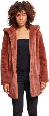 Imagen del producto de Urban Classics, abrigo tipo "teddy" en color rosa, talla L para mujer, color rosa, talla L