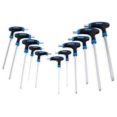 Produktbild von Bituxx T-Griff Schlüsselsatz 11tlg, Innensechskant Blau MS-17461