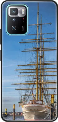Produktbild von König Design Hülle kompatibel mit Xiaomi Poco X3 GT Kunststoff Soft Handyhülle - Handy Case Segelboot
