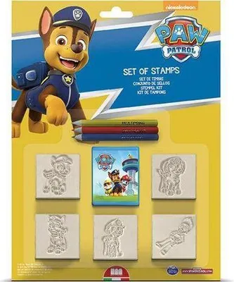 Zdjęcie produktu dla Multiprint Paw Patrol, Zestaw stempli dla dzieci, 3 lat(a), Nietoksyczne, Wielobarwny