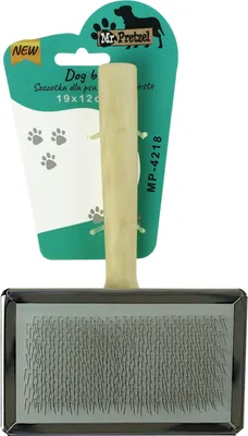 Produktbild von Metallkammbürste für Hunde- und Katzenhaare 19x12 cm Mr. Pretzel