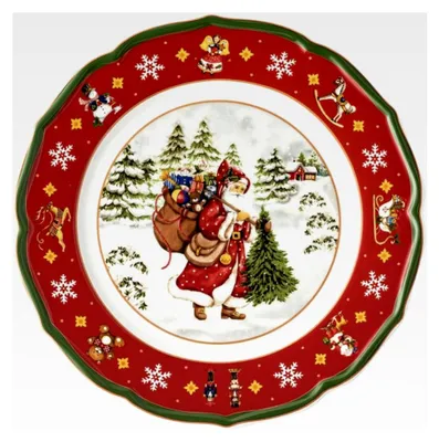 Produktbild von Flacher Teller 22 cm Happy Wintertime