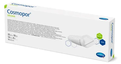 Produktbild von Hartmann Cosmopor® silicone steriler Wundschnellverband 35 x 10 cm - 5 Stück | Packung (5 Stück)