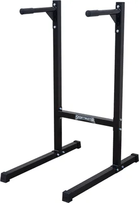Produktbild von SSPORTINATOR Dip Station "Gladio" frei stehend | Stabil & kompakt | Belastbar bis 150 kg | Gepolsterte Griffe | Rutschfeste Standfüße | STR-47