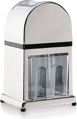 Produktbild von Icecrusher mit Handkurbel, 16 x 13 x 26,5 cm, Zinkguss, verchromt