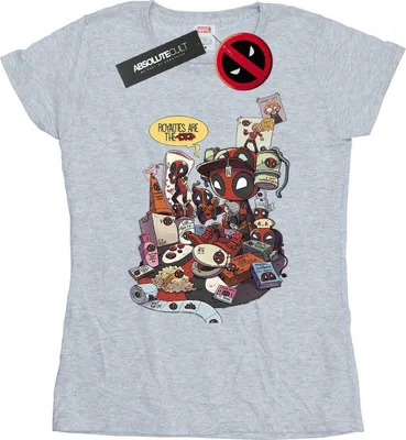 Produktbild von Marvel - "Merchandise Royalties" T-Shirt für Damen BI18036 (M) (Grau)