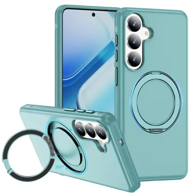 Produktbild von Schutzhülle für Samsung Galaxy S26 - 360° magnetische Halterung - Blau