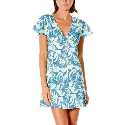Produktbild von Rip Curl Damen Kleid SUN RAYS MINI DRESS, Größe:S, Farben:dark teal