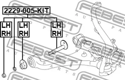 Obrázok produktu pre Febest 2229-005-Kit