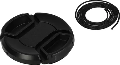 Produktbild von vhbw Universal Objektivdeckel 49 mm für Kamera - Kunststoff Schwarz, mit Innengriff