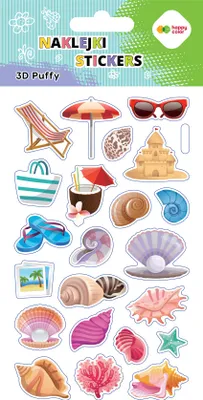 Produktbild von 3D-Aufkleber Puffy Sea 10 x 20 cm HAPPY COLOR zur Dekoration