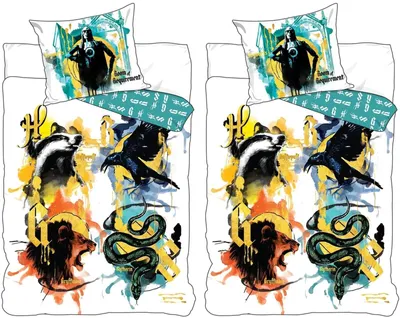 Produktbild von Harry Potter & Lord Voldemort - 2 x Bettwäsche-Set, 135x200 & 80x80