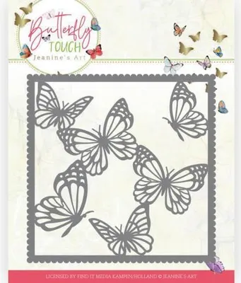 Produktbild von Stanzschablone - Jeanines Art - Schmetterling Touch - Schmetterlings Rahmen