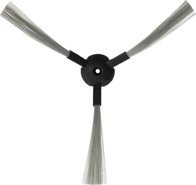 Produktbild von vhbw Seitenbürste kompatibel mit Indream 9300, 9200, 9700, 9300XR, ZX810 Saugroboter - schwarz / weiß, 3-armig