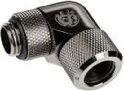 Produktbild von Bitspower Advanced Multi-Link Adapter Anschluss 90 Grad G1/4 Zoll AG auf 12mm AD Hardtube - drehbar, schwarz
