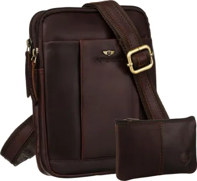 Obrázek produktu pro Peterson Pánská crossbody taška hnědá z  20x16 cm