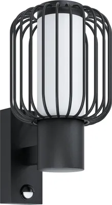 Produktbild von EGLO Außen Wandlampe Ravello, 1 flammige Außenleuchte mit Bewegungsmelder und Licht-Sensor, Wandleuchte, Außenlampe mit E27 Fassung, IP44