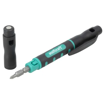 Obrázek produktu pro Mini šroubovák Wolfcraft s vyměnitelnými bity
