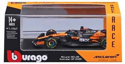 Zdjęcie produktu dla F1 McLaren MCL39 #81 Oscar Piastri 1:64 - BBurago