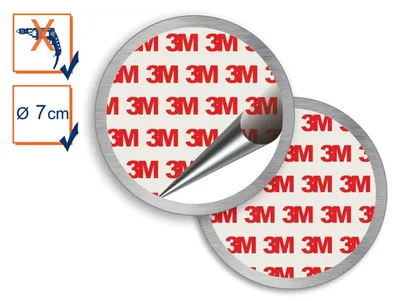 Produktbild von ELRO FM7000 Rauchmelder Magnet Montageset 1 Stk - Einfache Installation