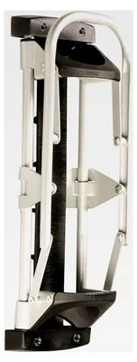 Produktbild von PET Flaschenpresse aus Metall, grau, 49 x 16,5 x 10 cm