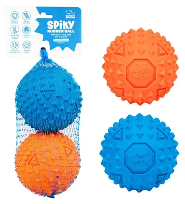 Image de Meilleurs articles pour animaux de compagnie : Jouet en caoutchouc texturé, durable, non toxique, parfait