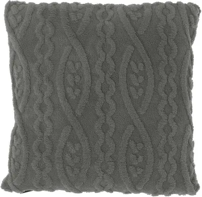 Produktbild von Unique Living - Dekokissen Pleun Dunkelgrau 45x45