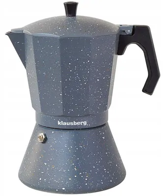 Produktbild von Druck-Espressokanne 9 Espresso 450 ml Aluminium Für Jeden Herd Grau Klausberg